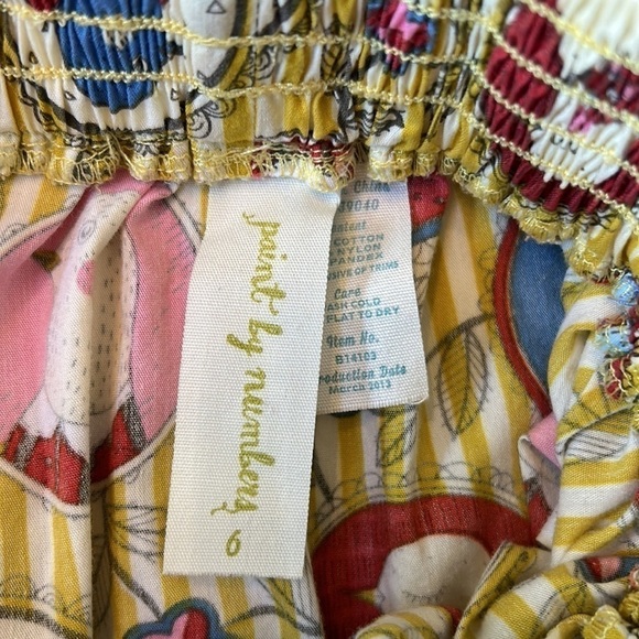 Matilda Jane Self-Portrait Paint By Numbers Colorful Skirt w Apron Pocket size 6 - Picture 5 of 12